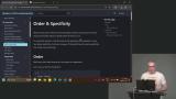 Order & Specificity